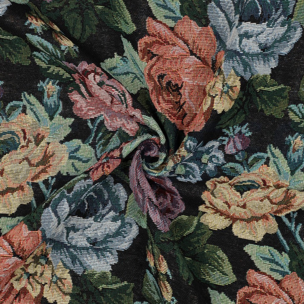 GOBELIN FLOWERS BLACK #3