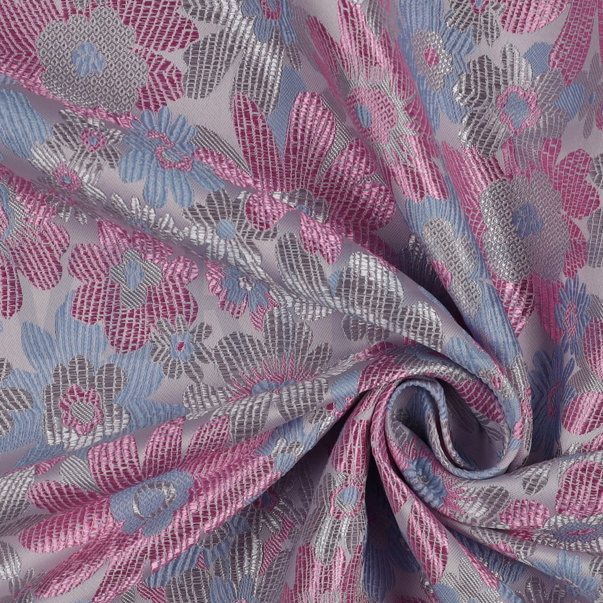 JACQUARD FLOWERS LIGHT LILAC (high resolution) #3