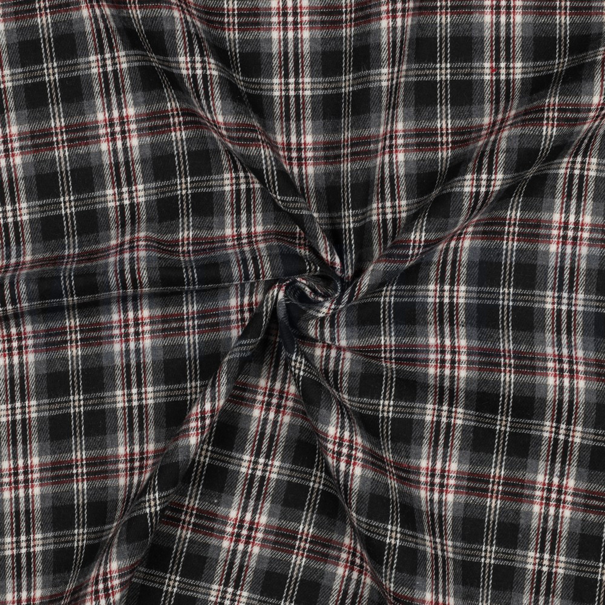 BRUSHED YARN DYED CHECKS BLACK (high resolution) #3