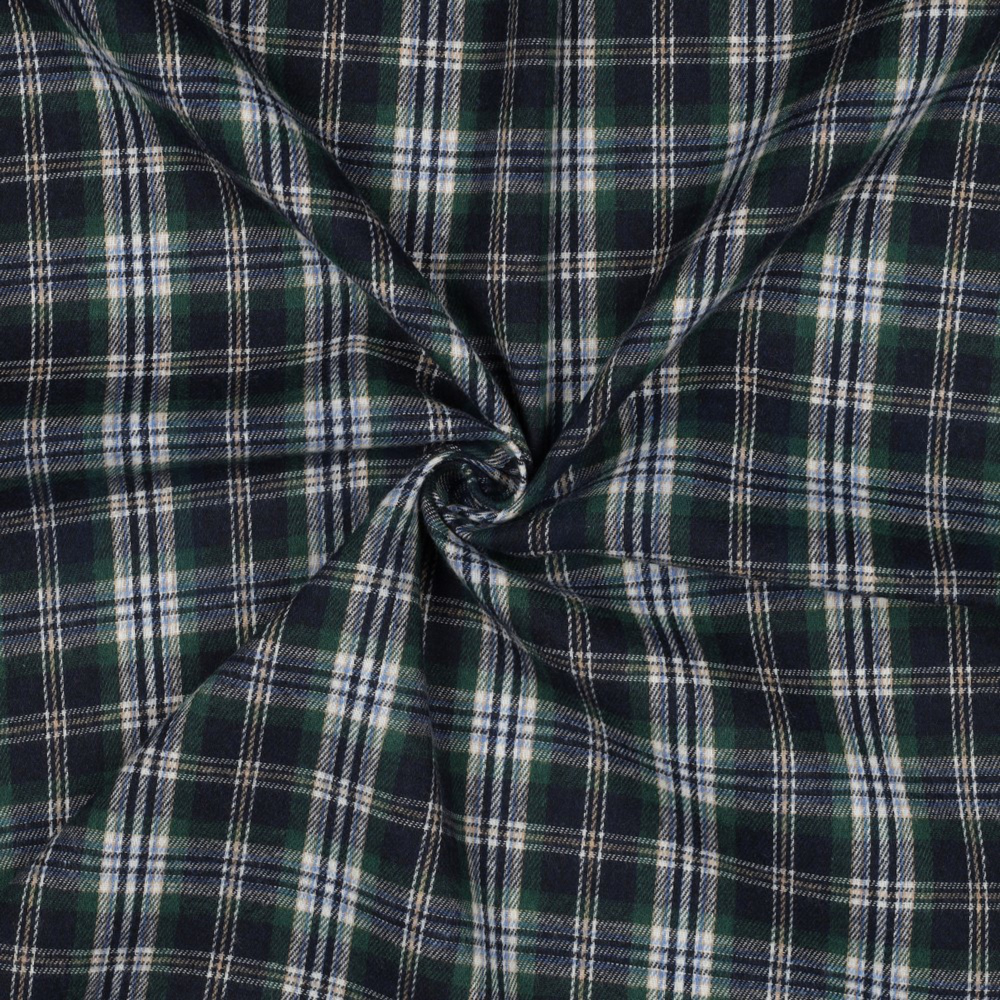 BRUSHED YARN DYED CHECKS NAVY (high resolution) #3