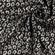 KNITTED JACQUARD ANIMAL SKIN BLACK (thumbnail) #3