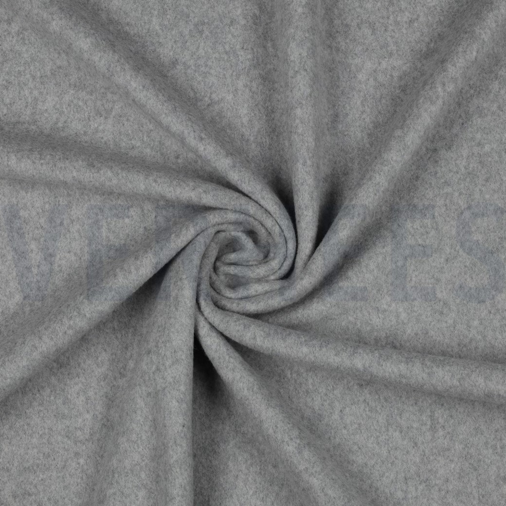COTTON FLEECE GOTS LIGHT GREY MELANGE #3