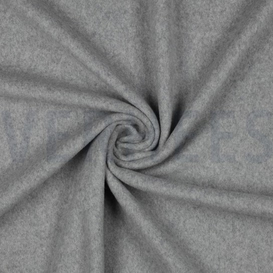 COTTON FLEECE GOTS LIGHT GREY MELANGE #7