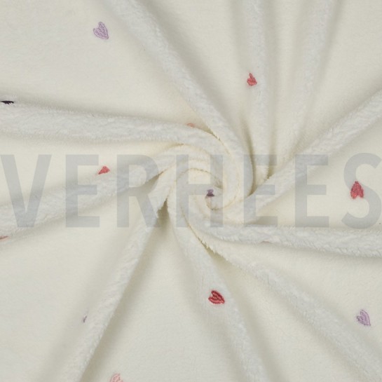 TEDDY BRODERIE CŒURS ÉCRU #7