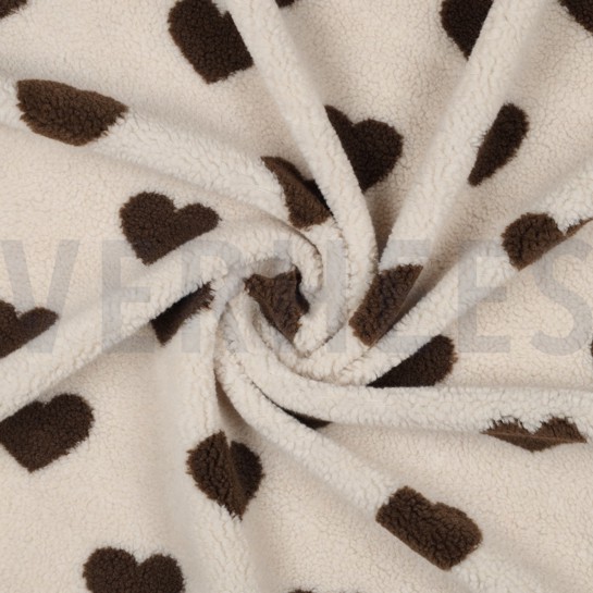 TEDDY JACQUARD HERZEN BRAUN #7