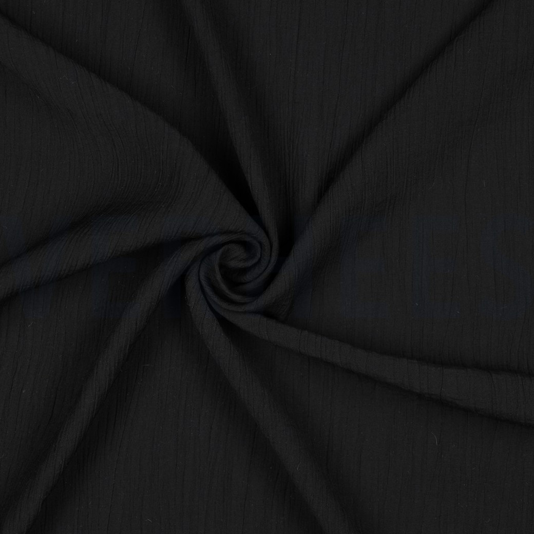 VISCOSE CRINKLE BLACK #3