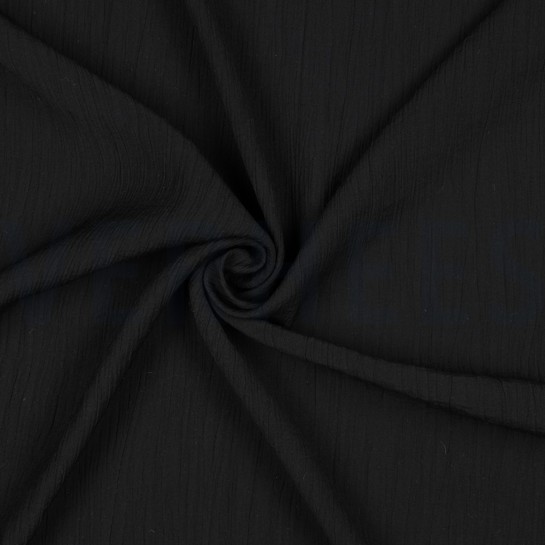 VISKOSE CRINKLE SCHWARZ #7