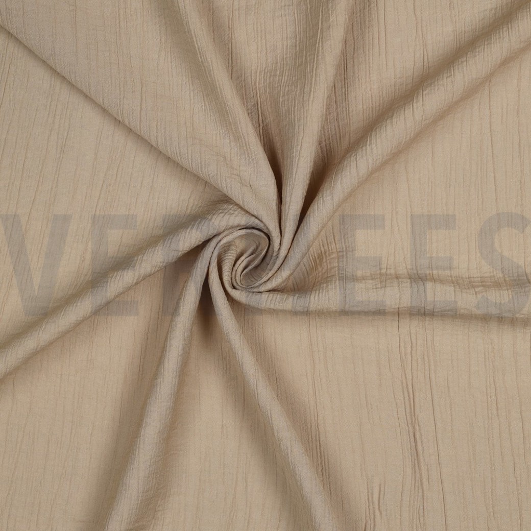 VISCOSE CRINKLE BEIGE #3