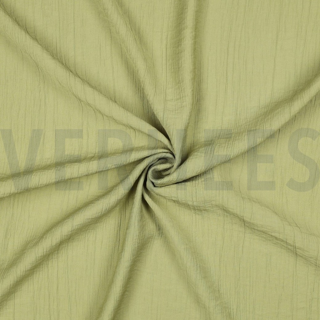VISCOSE CRINKLE OLD LIME #3