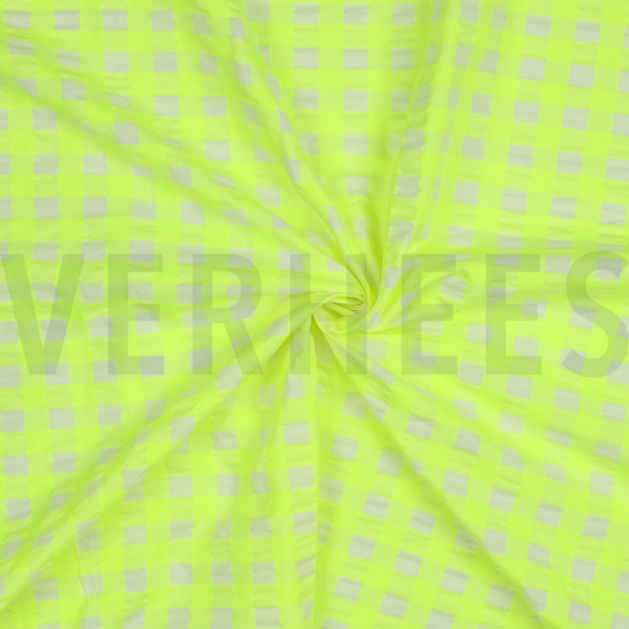 COTTON YARN DYED NEON CHECKS YELLOW (high resolution) #3