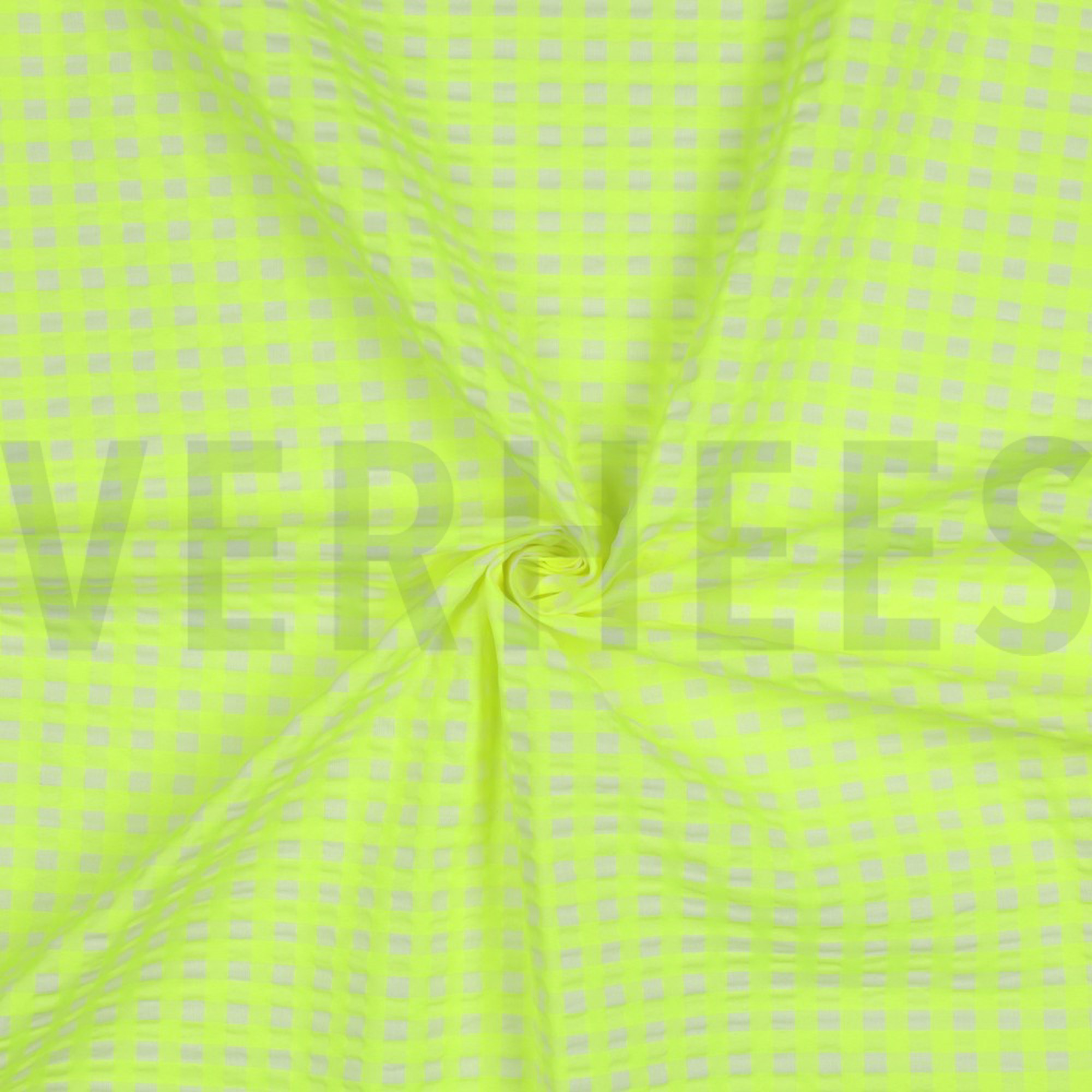COTTON YARN DYED NEON CHECKS YELLOW (high resolution) #3