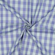 COTTON YARN DYED CHECKS LAVENDER / LIGHT GREEN (thumbnail) #3