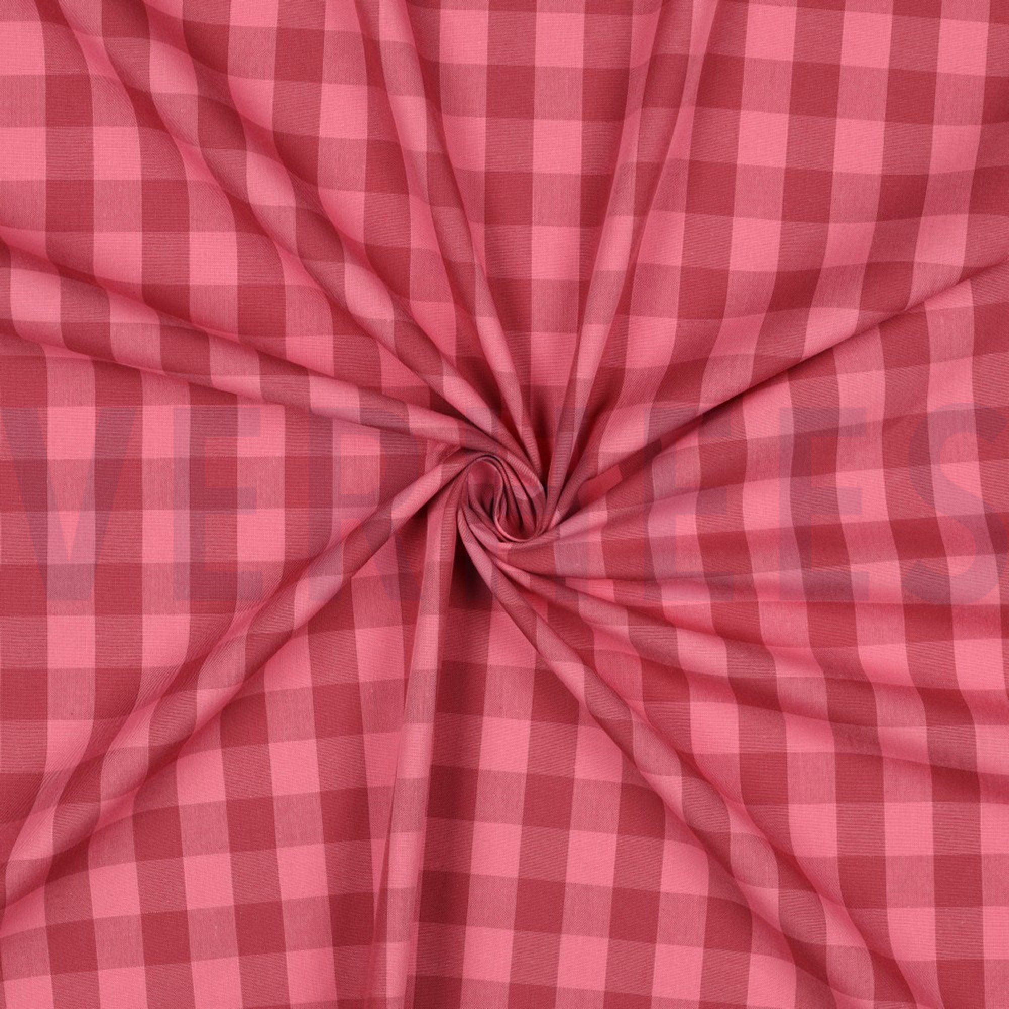 COTTON YARN DYED CHECKS MAUVE / BORDEAUX (high resolution) #3