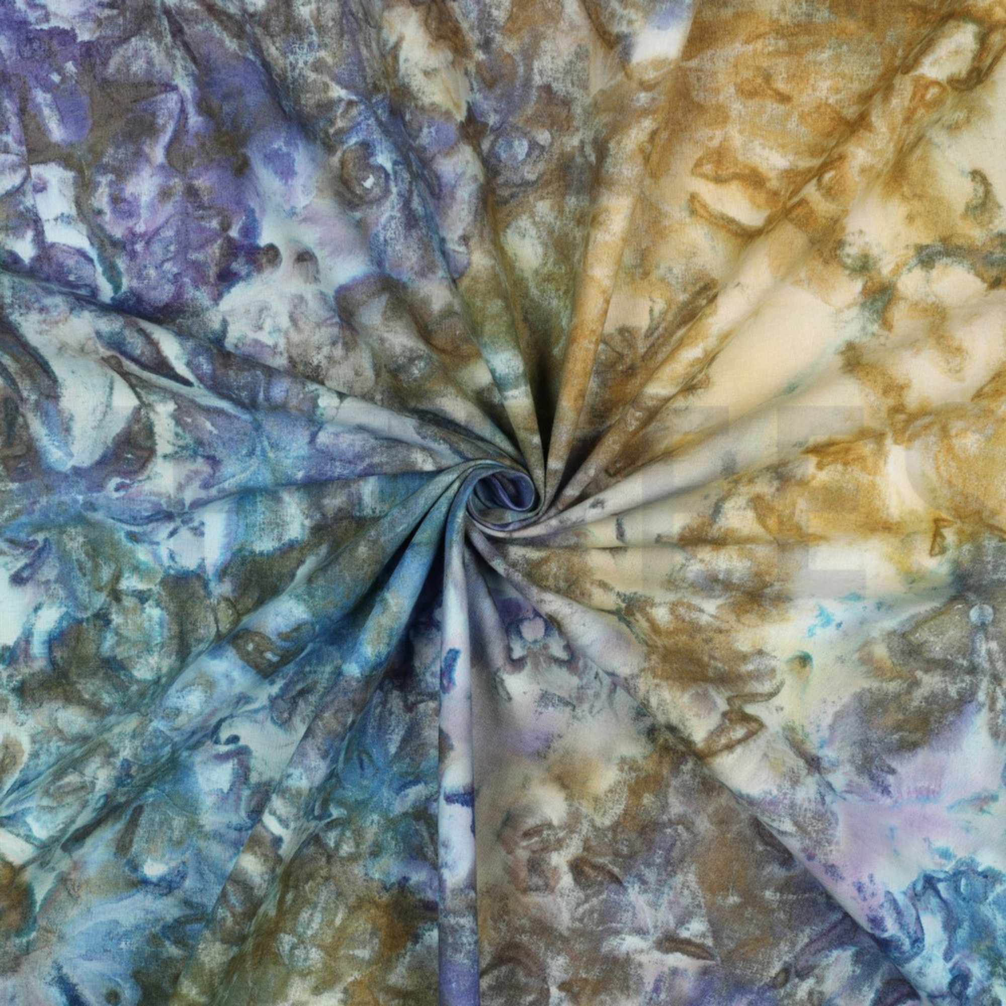 UNIQUE CRAFTED BATIK COTTON GOLD/LAVENDER (high resolution) #3
