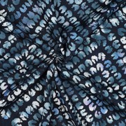 UNIQUE CRAFTED BATIK VISCOSE NAVY (thumbnail) #3