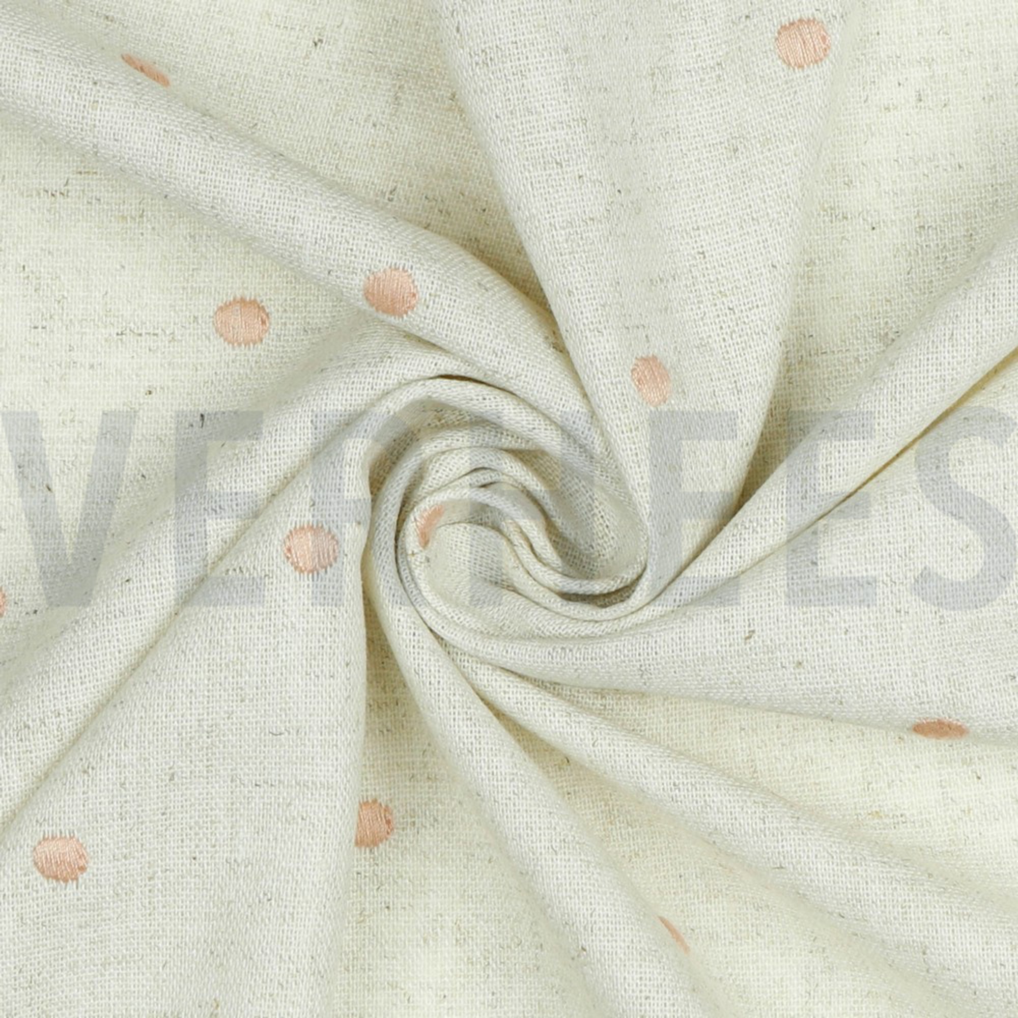 LINEN VISCOSE EMBROIDERY ROSE (high resolution) #3