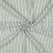 DOUBLE GAUZE YARN DYED STRIPES OLD GREEN (thumbnail) #3