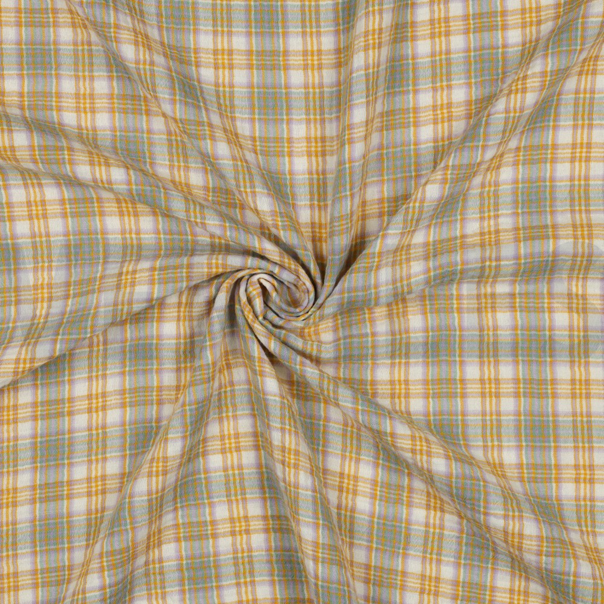 DOUBLE GAUZE YARN DYED CHECKS MULTICOLOUR (high resolution) #3