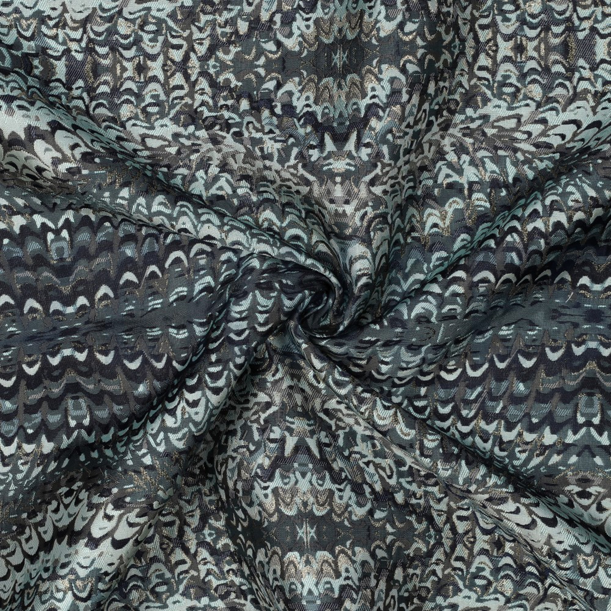 JACQUARD ABSTRACT LUREX PINE (high resolution) #3