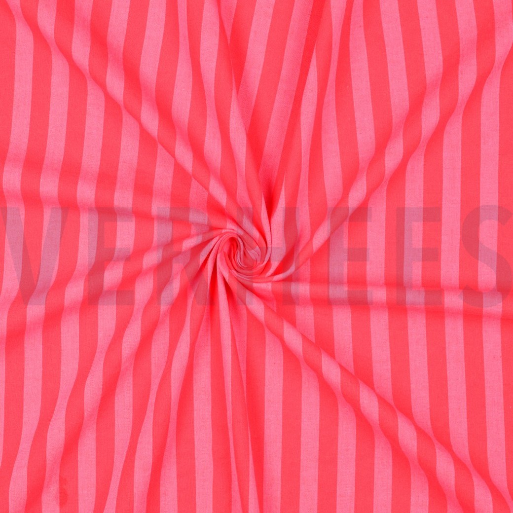 COTTON YARN DYED STRIPES PINK #3