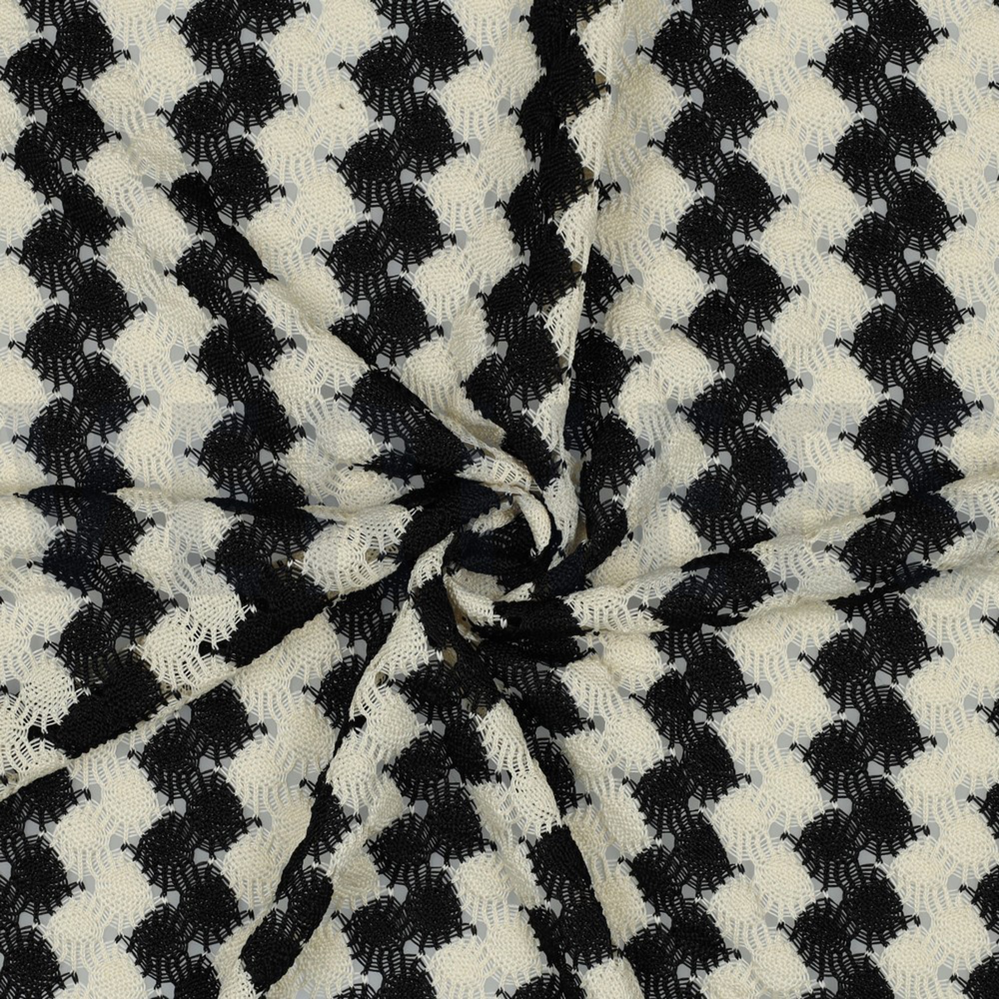 KNITTED CROCHET BLACK WHITE (high resolution) #3