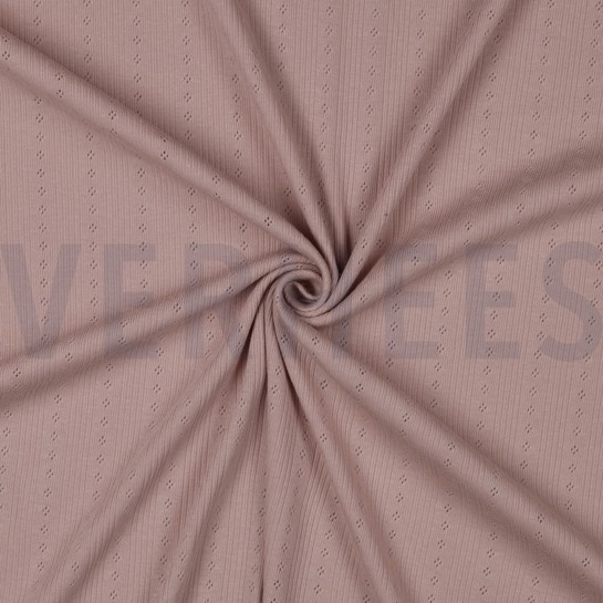 FEINSTRICKJERSEY AJOUR SANFTES LILA #7