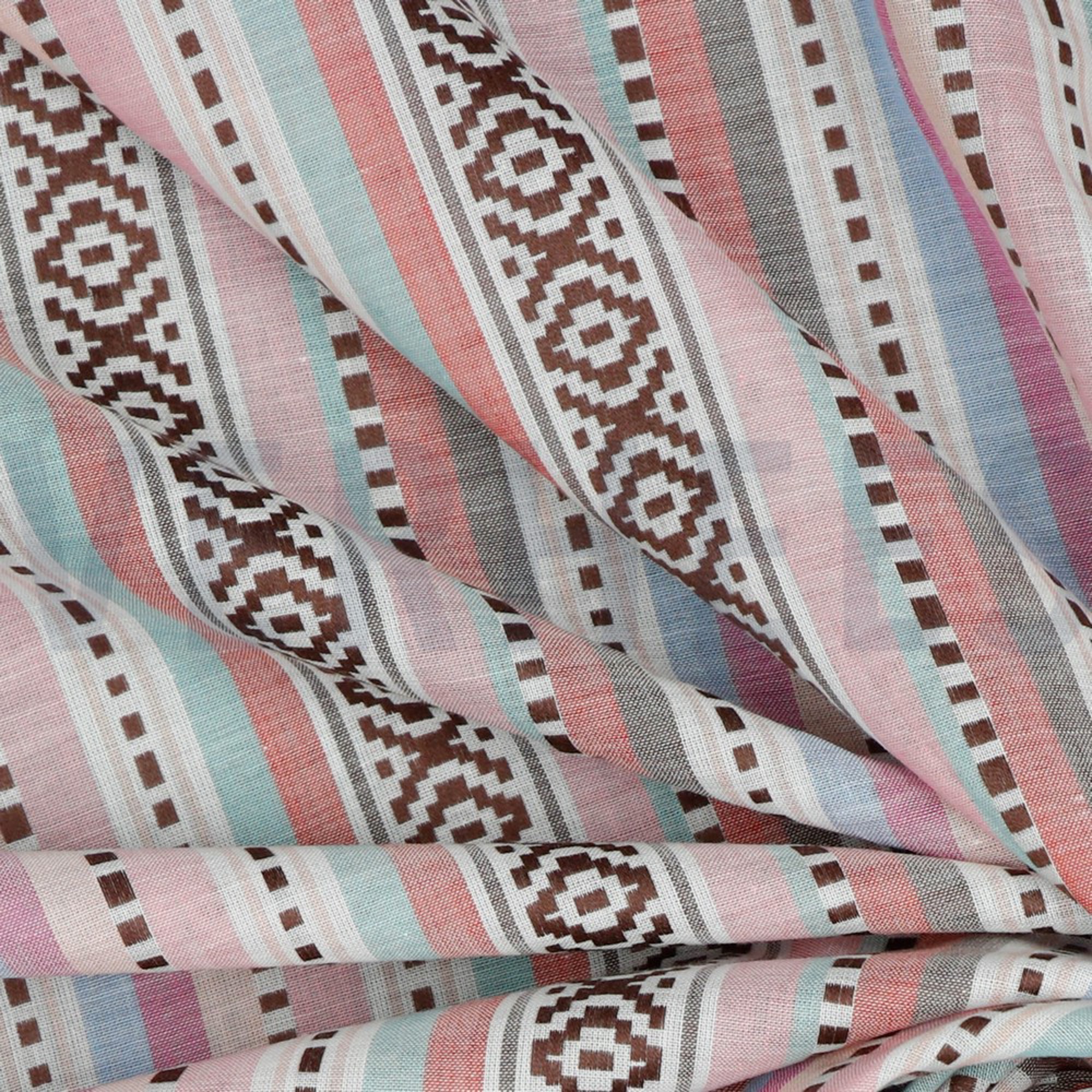 COTTON JACQUARD STRIPES MULTICOLOUR (high resolution) #3