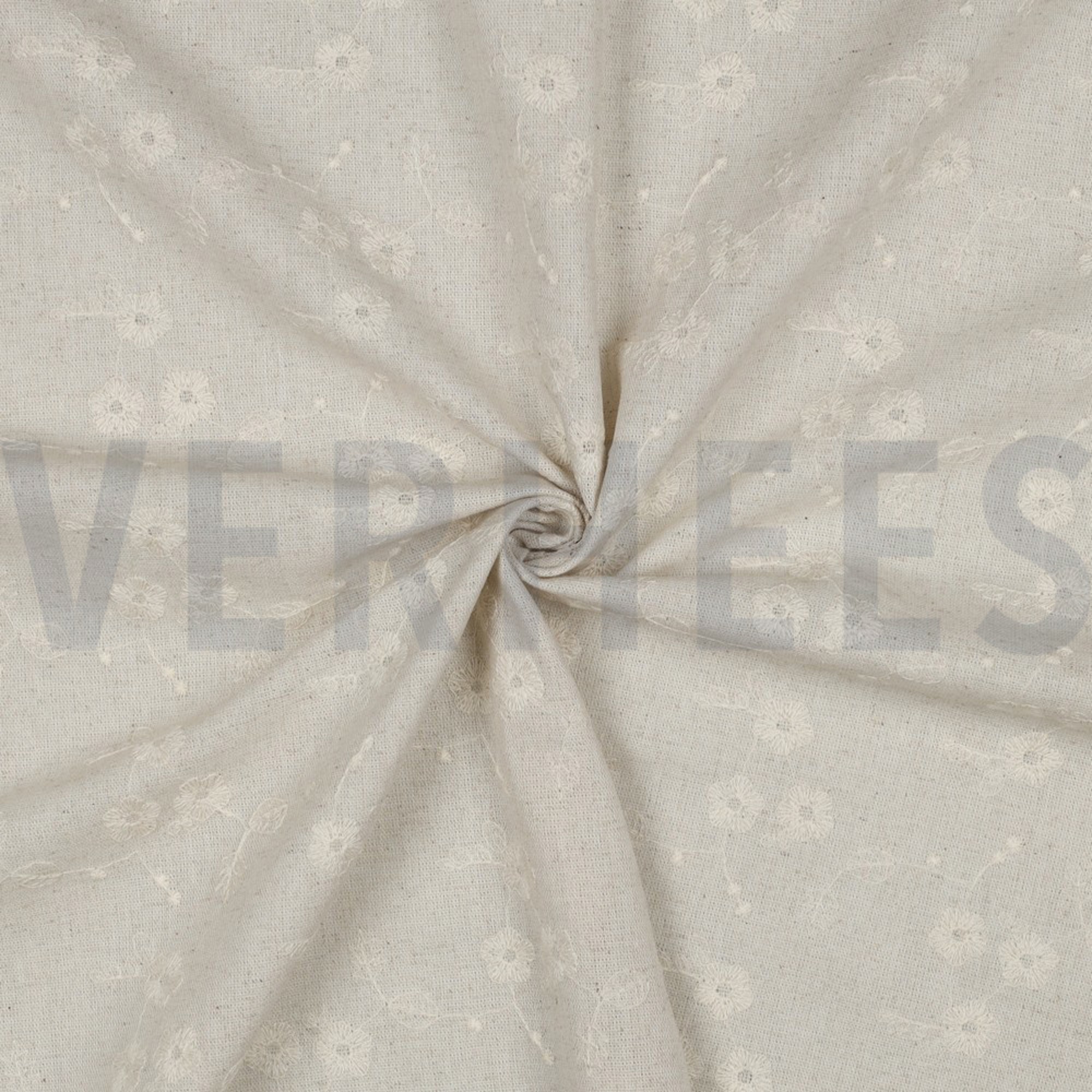 LINEN EMBROIDERY FLOWERS NATURAL (high resolution) #3