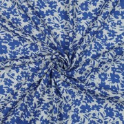 COTTON EMBROIDERY FLOWERS LIGHT COBALT (thumbnail) #3