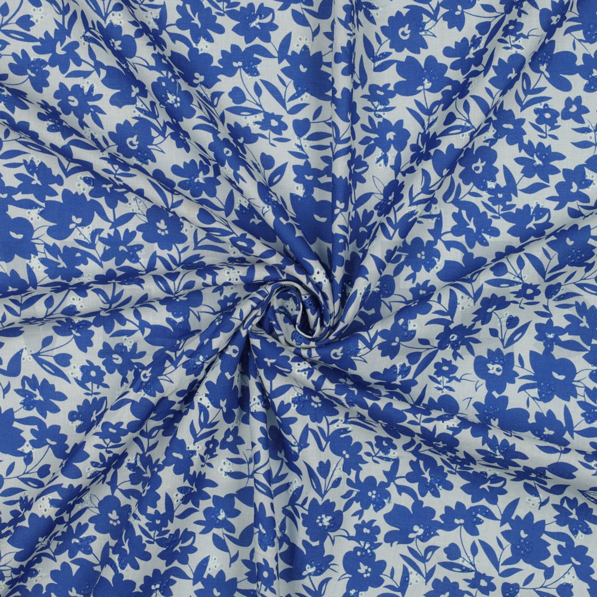 COTTON EMBROIDERY FLOWERS LIGHT COBALT (high resolution) #3