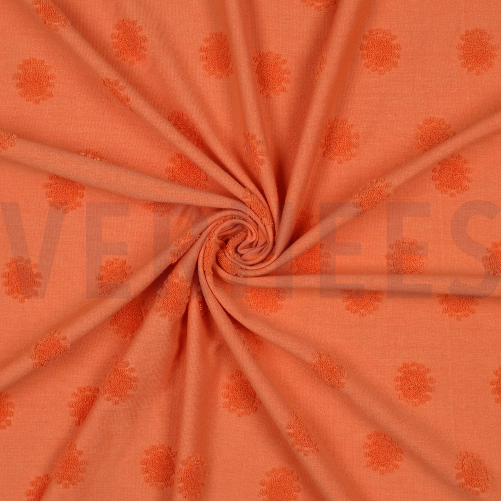 COTTON TOWELING KNIT SUN ORANGE (high resolution) #3