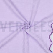 DOUBLE GAUZE 2-SIDE SCALLOP LILAC (thumbnail) #3