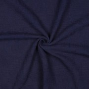 DOUBLE GAUZE EMBROIDERY FLOWERS NAVY (thumbnail) #3