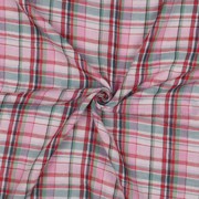 DOUBLE GAUZE YARN DYED CHECKS MUTLICOLOUR / LIGHT PINK (thumbnail) #3
