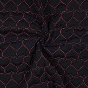 STEPPED EMBROIDERY NEON HEARTS NAVY/PINK NEON (thumbnail) #3