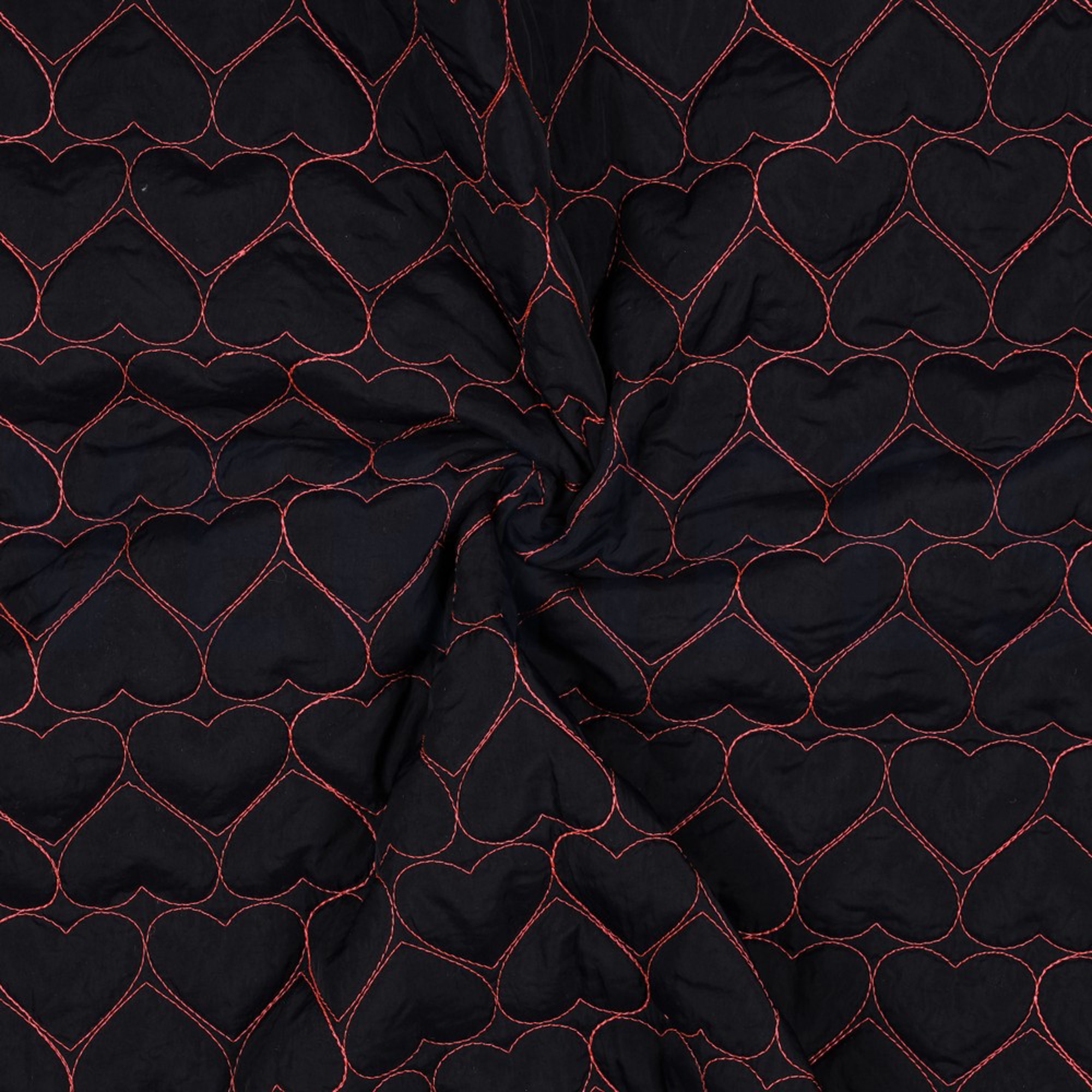STEPPED EMBROIDERY NEON HEARTS NAVY/PINK NEON (high resolution) #3
