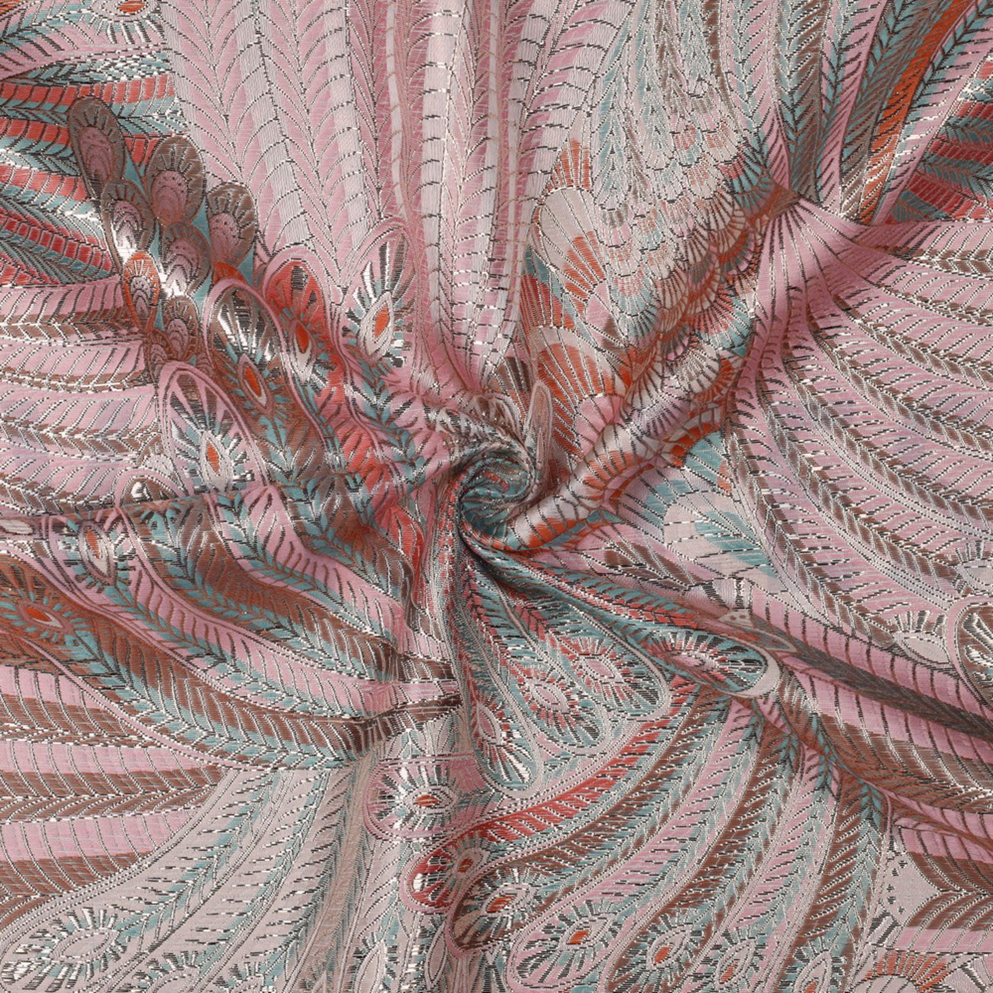 JACQUARD FEATHERS LIGHT PINK (high resolution) #3