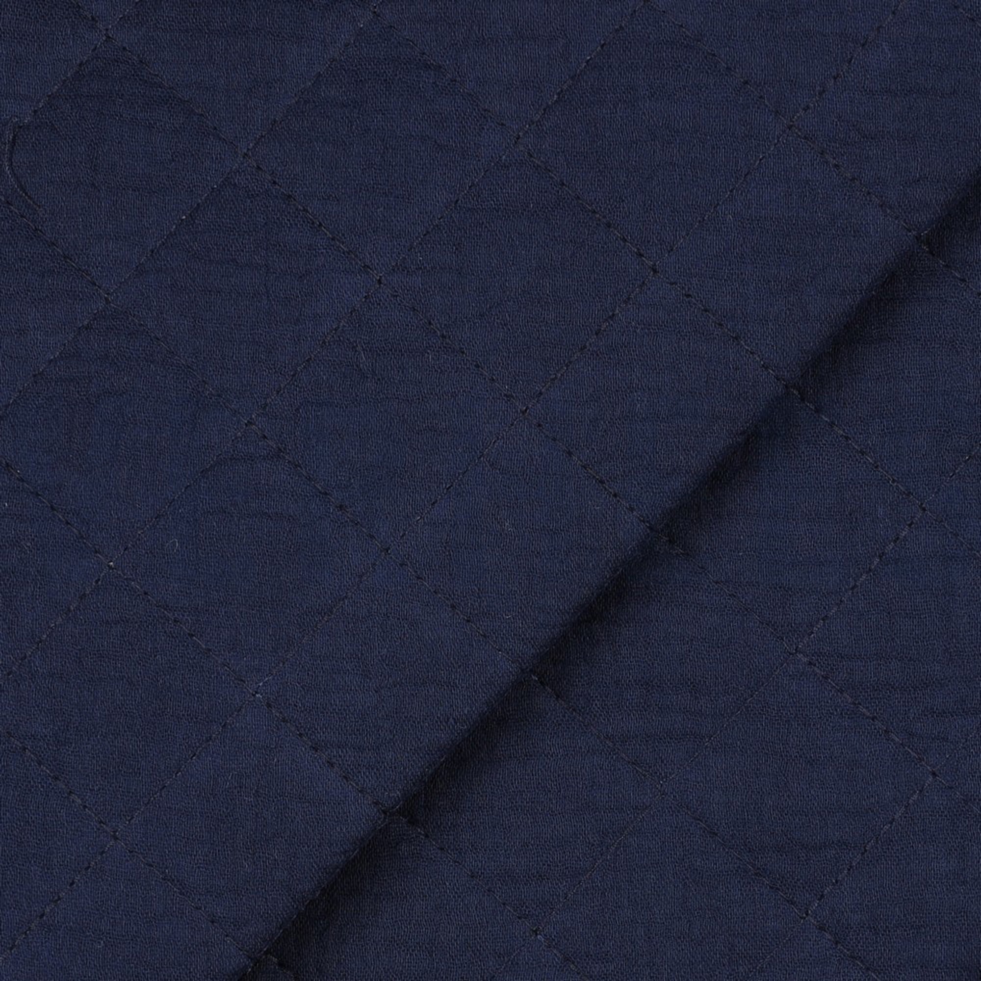 DOUBLE GAUZE QUILT NAVY (high resolution) #3