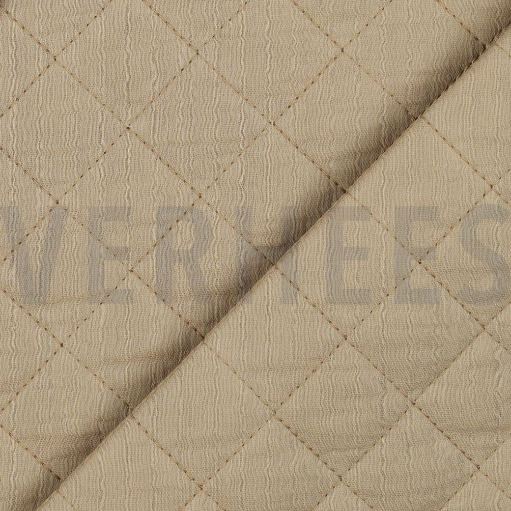 DOUBLE GAUZE QUILT BEIGE #3