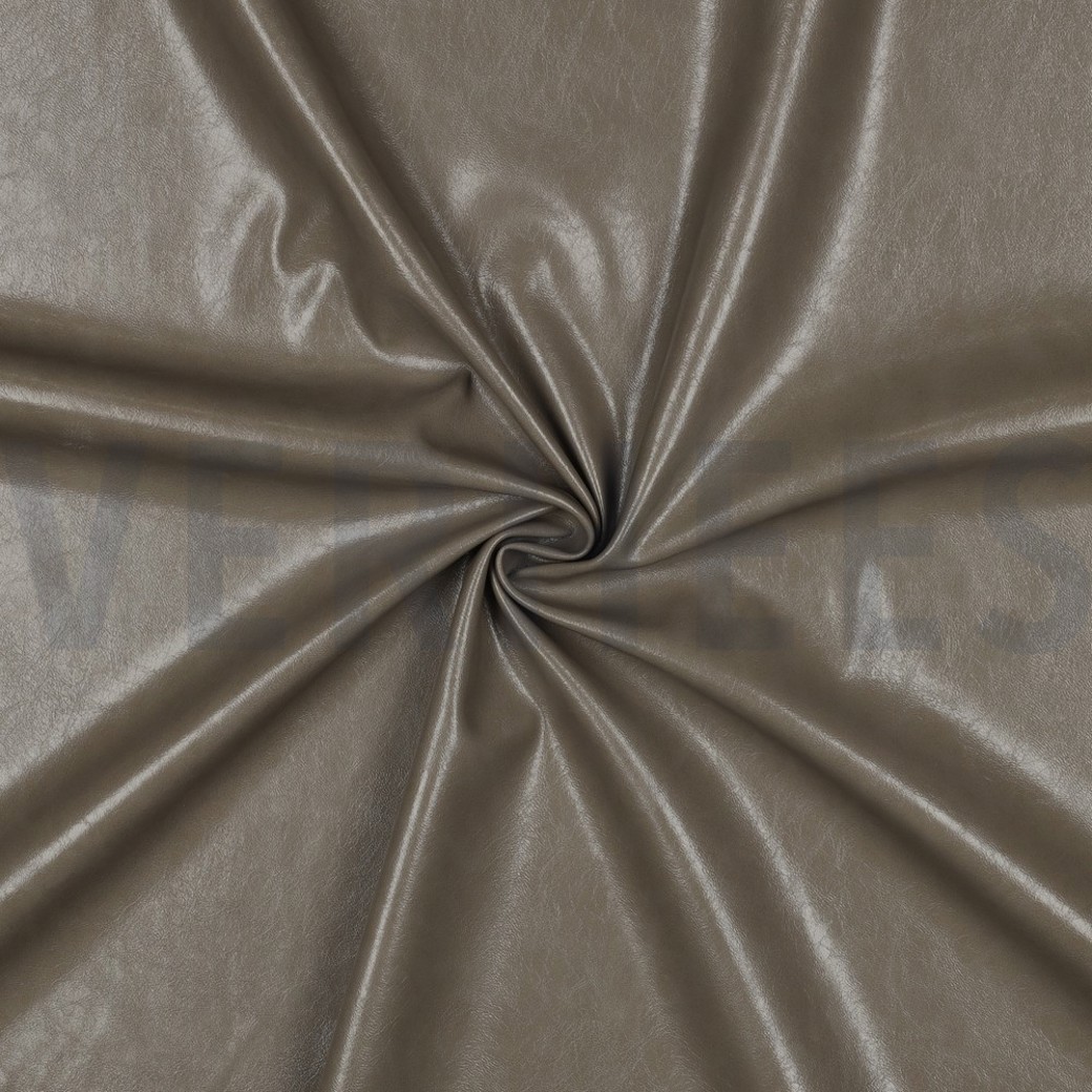 FAUX LEATHER SHINY STRETCH STONE #3