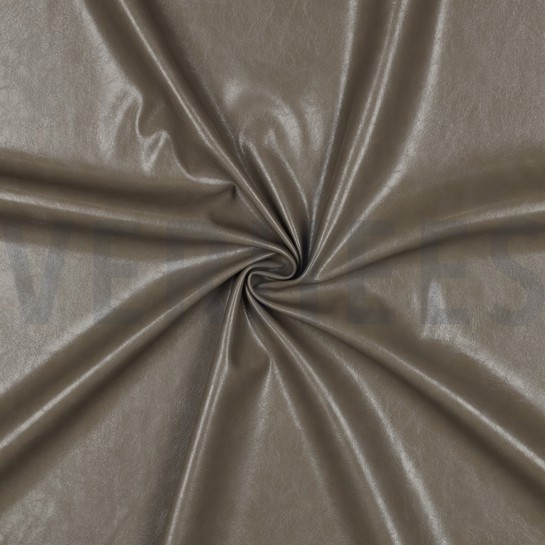 IMITATIELEER GLANZEND STRETCH STEEN/GRIJSBEIGE #7