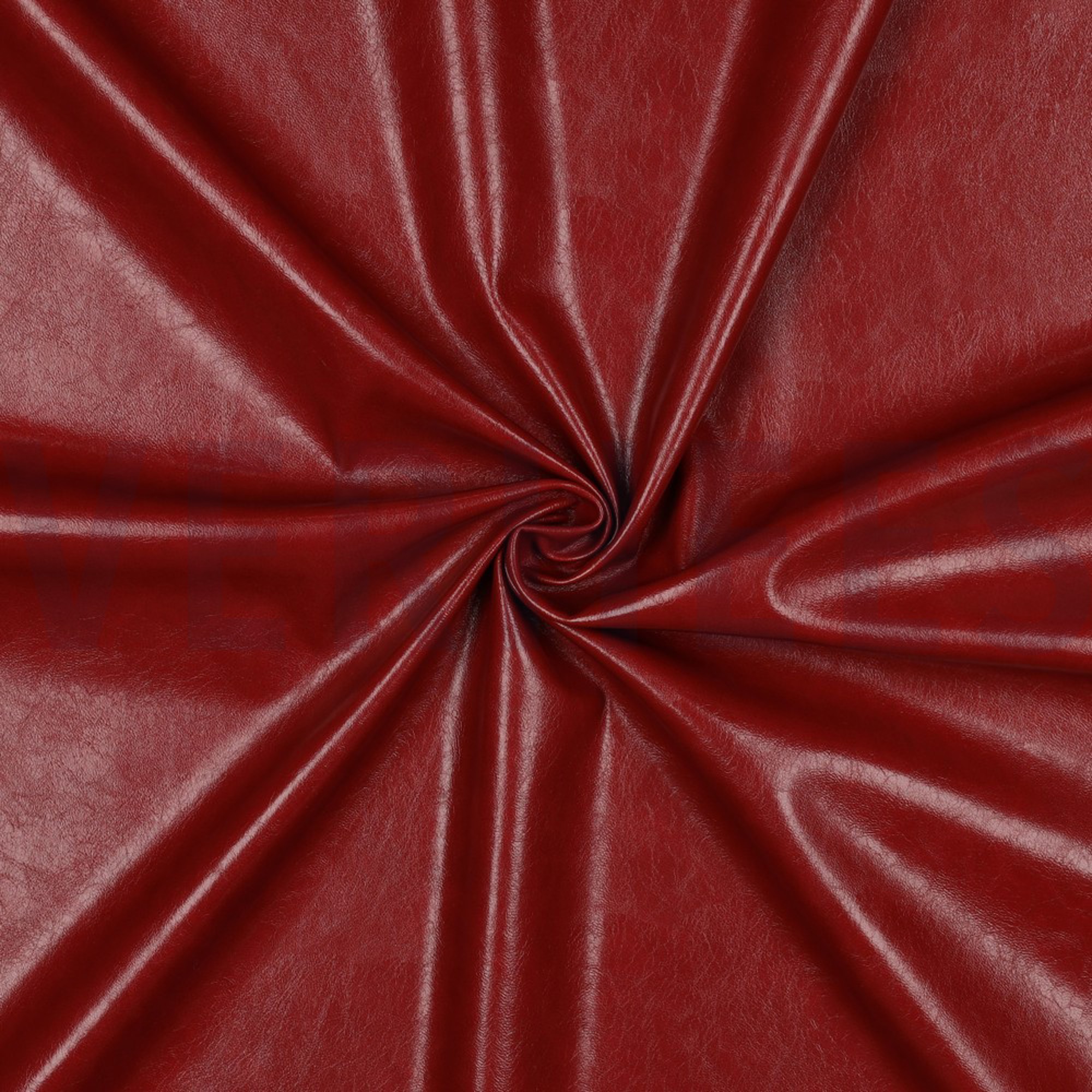 FAUX LEATHER SHINY STRETCH RUBY RED (high resolution) #3