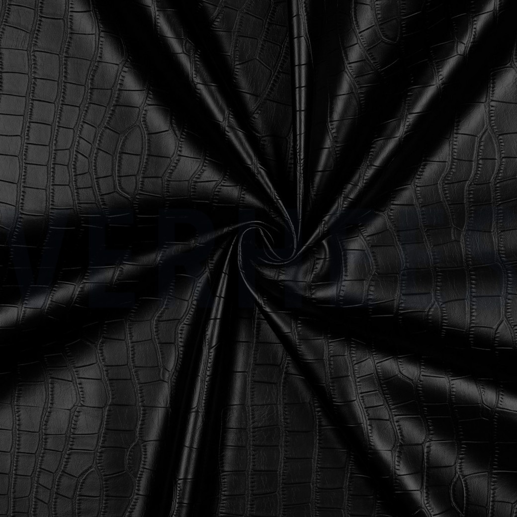 FAUX LEATHER STRUCTURE BLACK #3