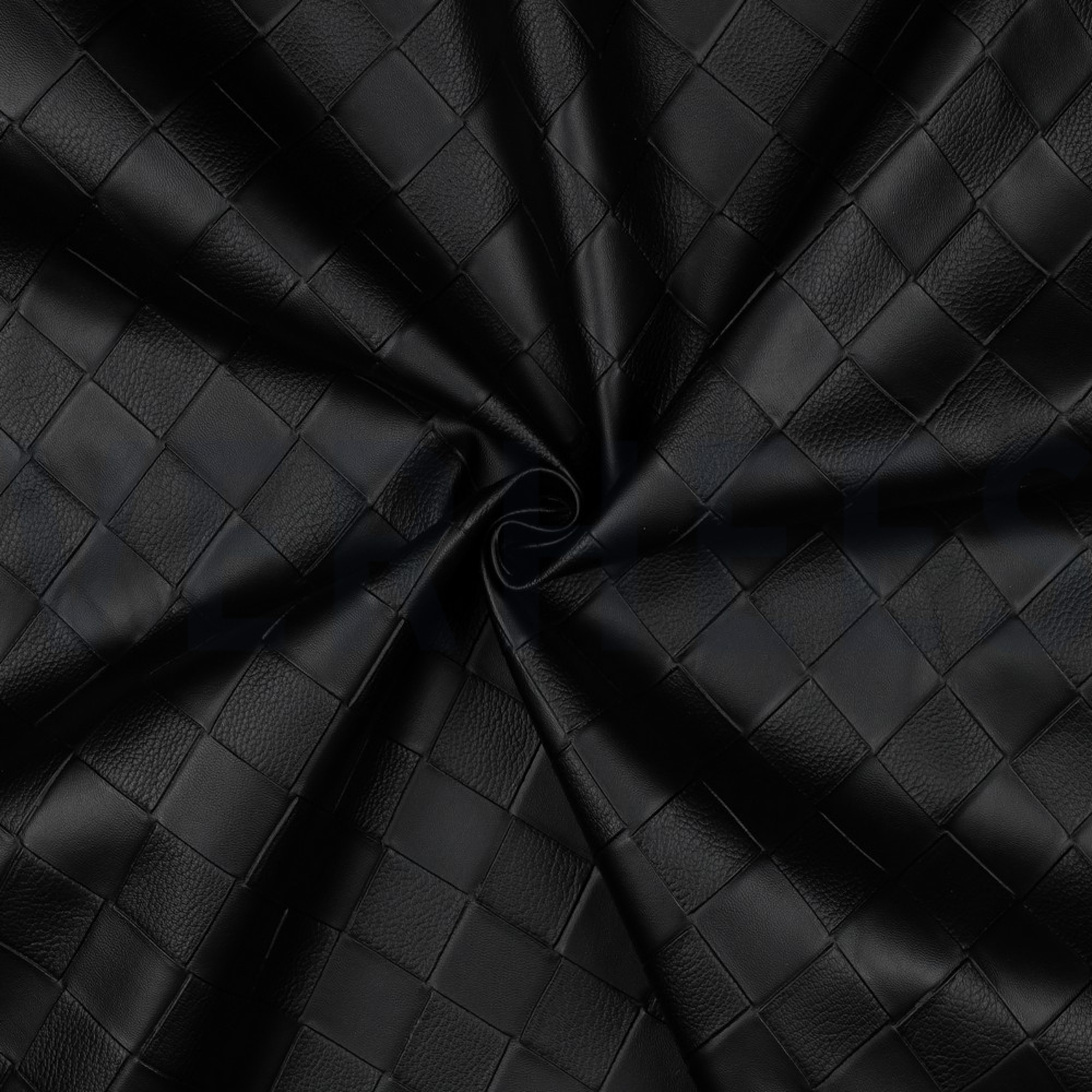 FAUX LEATHER WOVEN BLACK (high resolution) #3
