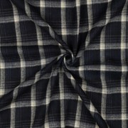BRUSHED YARN DYED CHECKS NAVY (thumbnail) #3