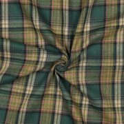 BRUSHED YARN DYED CHECKS GREEN (thumbnail) #3