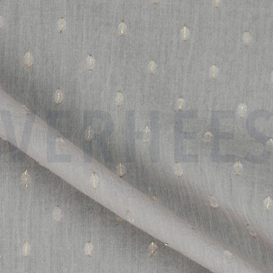 KATOEN KRINKEL DOBBY LUREX GOUD ROSE #7