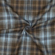 BRUSHED YARN DYED CHECKS BLUE (thumbnail) #3