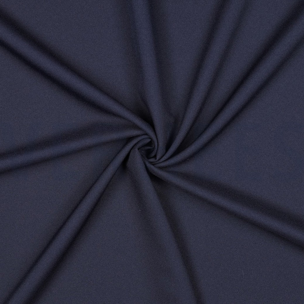 MAROCAIN STRETCH NAVY #3