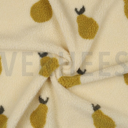 TEDDY JACQUARD PEARS OLD LIME #7